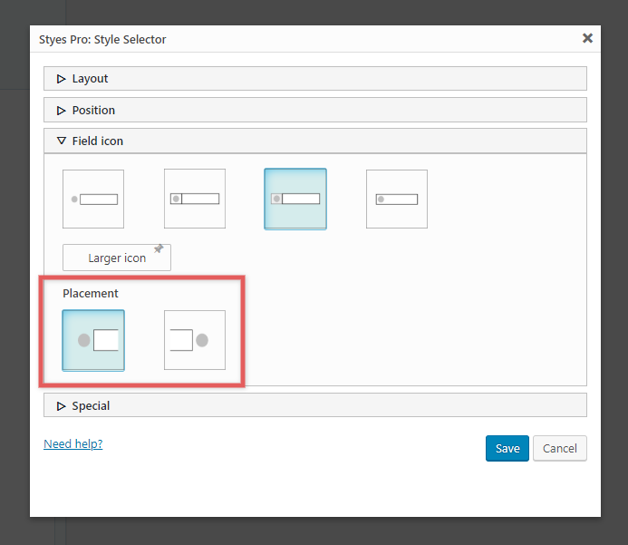 Field Icon Placement Gravity Forms Styles Pro