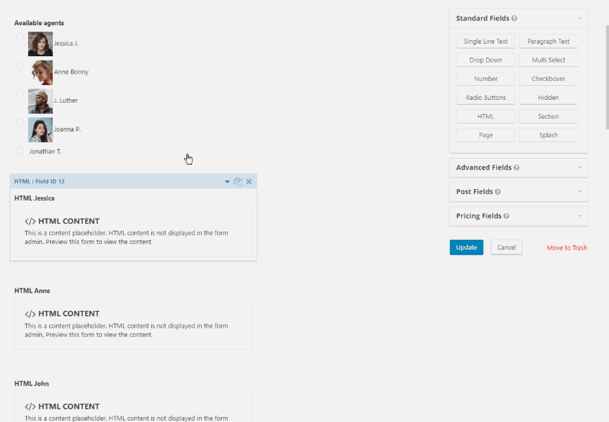 Add image to radio button or checkbox option in Gravity Forms