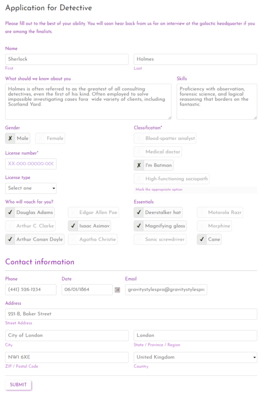 Themes – Gravity Forms Styles Pro